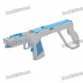 Plastic Motion Plus Function Shot Gun for Wii Remote and Nunchuck