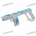 Plastic Motion Plus Function Shot Gun for Wii Remote and Nunchuck