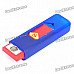 USB Rechargeable Electronic Cigarette Lighter - Blue + Red