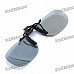 Clip-On Non-Flash Circularly Polarized 3D Glasses - Black + Grey Clip-On Non-Flash Circularly Polarized 3D Glasses - Black + Grey