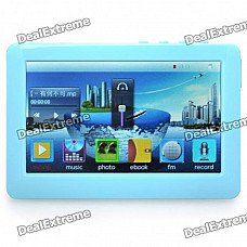 Portable 4.3" Touch Screen Multi-Media Player w/ FM / 3.5mm Jack / TV-Out / TF Slot - Blue (4GB) Portable 4.3" Touch Screen Multi-Media Player w/ FM / 3.5mm Jack / TV-Out / TF Slot - Blue (4GB)