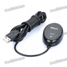Genuine HOLUX USB GPS Receiver - Black Genuine HOLUX USB GPS Receiver - Black