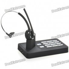 Telephone Bluetooth Handsfree Landline Base w/ Headset - Black Telephone Bluetooth Handsfree Landline Base w/ Headset - Black