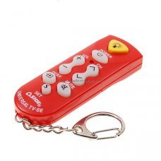 Universal TV Remote Controller Keychain with LED Flashlight Universal TV Remote Controller Keychain with LED Flashlight