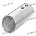 Stylish Stainless Steel Protective Car Exhaust Pipe Muffler - Silver