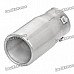 Stylish Stainless Steel Protective Car Exhaust Pipe Muffler - Silver