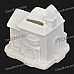 House Style Vinyl Coin Bank - White