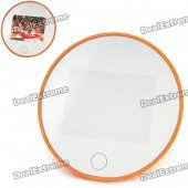 3.5" LCD Rechargeable Inductive Intelligent Sensor Digital Mirror Photo Frame w/ TF Slot - Orange