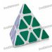Triangular 4-Color Pyraminx Pyramid IQ Magic Cube - White Base