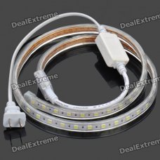 14.4W850LM 6500K 60x5050 SMD LED Flexible White Light Strip (1M-Length / 220V) 14.4W850LM 6500K 60x5050 SMD LED Flexible White Light Strip (1M-Length / 220V)