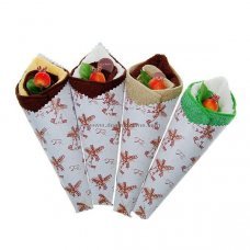 Crepes Shaped Towel (2-Pack/Color Assorted)
