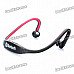 Fashion Bluetooth Handsfree Headset Earphone with Microphone - Black + Red Fashion Bluetooth Handsfree Headset Earphone with Microphone - Black + Red