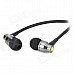 Fashion In-Ear Earphone with Pouch & Ear Buds - Black (3.5mm Jack / 120cm-Cable) Fashion In-Ear Earphone with Pouch & Ear Buds - Black (3.5mm Jack / 120cm-Cable)