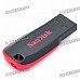 SanDisk Cruzer Blade USB Flash Drive - Black + Red (16GB)