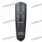 0.6" LCD Digital Tire Pressure Gauge - Black (1 x CR2032)