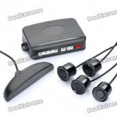 3.5" LED Display Car Parking Sensor/Radar Kit - Black (DC 10.5V~15V)