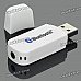 USB Bluetooth V2.0+EDR Adapter with 3.5mm Audio Jack - White
