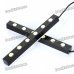 6W 6-LED 420LM 8000-10000K White Light Daytime Running Lamps for Car (Pair/DC 12V)