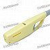 Premium Fireplace Kitchen BBQ Butane Lighter - Light Yellow + Black