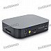 1080P HD Mini Media Player with SD + 2 x USB + AV + HDMI + S/PDIF (Black) 1080P HD Mini Media Player with SD + 2 x USB + AV + HDMI + S/PDIF (Black)