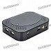 1080P HD Mini Media Player with SD + 2 x USB + AV + HDMI + S/PDIF (Black) 1080P HD Mini Media Player with SD + 2 x USB + AV + HDMI + S/PDIF (Black)