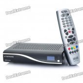 1.0" OLED DVB-S/DVB-S2 Satellite Receiver w/ RS232 / DVI / eSATA / Scart / Ethernet / Modem
