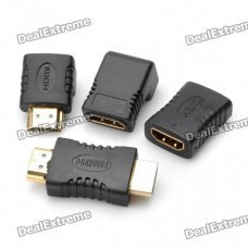 HDMI Male to Male / Female to Female / Right Angle Female to Female / Male to Female Converters Set HDMI Male to Male / Female to Female / Right Angle Female to Female / Male to Female Converters Set