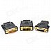 DVI 24+1 Male to HDMI Female + DVI 24+1 to HDMI Male + DVI 18+1 to HDMI Female Converters Set