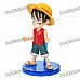 Cute One Piece Anime Figures Toys w/ Bases (8-Piece Set)