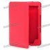 Stylish PU Leather Protective Carrying Case for Kindle 4 - Red
