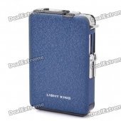 Automatic Ejection Butane Lighter Cigarette Case - Black (Holds 10-Piece)