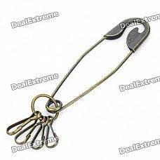Big Brooch Pin Style Keychain