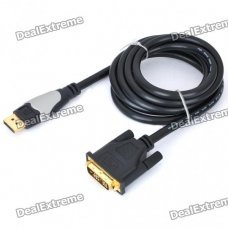 Z-TEK DP DisplayPort Male to DVI Male Video Audio Converter Cable (1.8m) Z-TEK DP DisplayPort Male to DVI Male Video Audio Converter Cable (1.8m)