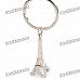 Alloy Eiffel Tower Pendant Keychain - Silver