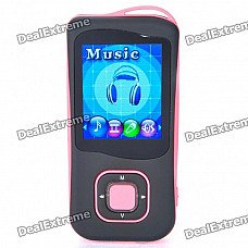 1.8" LCD Rechargeable MP4 Player w/ FM - Pink (4GB) 1.8" LCD Rechargeable MP4 Player w/ FM - Pink (4GB)