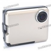 1.3MP Wide Angle Car DVR Camcorder w/ HDMI / TF Slot - Champagne Golden (2.0" LCD)