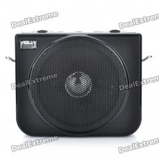 ASUA Multi-Function MP3 Music Speaker Megaphone Voice Amplifier with Line / Mic Jack (Black) ASUA Multi-Function MP3 Music Speaker Megaphone Voice Amplifier with Line / Mic Jack (Black)