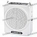 Multi-Function MP3 Music Speaker Megaphone Voice Amplifier with FM / TF - White Multi-Function MP3 Music Speaker Megaphone Voice Amplifier with FM / TF - White