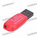 Genuine SanDisk USB 2.0 Flash Drive - Black + Red (8GB)