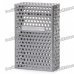 Mesh Aluminum Alloy Cigarette Case - Grey