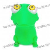Pop Out Eyes Doll Stress Reliever Relief Squeeze Toy - Frog (Green)