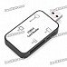 4-in-1 USB 3.0 Card Reader - Black + White
