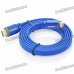 PowerSync 3D Full HD HDMI Male to Male Ethernet Flat Cable (140cm) PowerSync 3D Full HD HDMI Male to Male Ethernet Flat Cable (140cm)