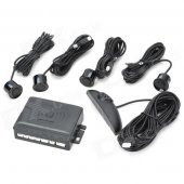 Car Back-Up/Parking Sensor Radar System - Black