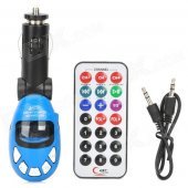 Full Range FM Transmitter MP3 Player with IR Remote (SD/MMC/MP3/USB/3.5mm)
