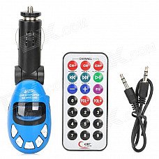 Full Range FM Transmitter MP3 Player with IR Remote (SD/MMC/MP3/USB/3.5mm)