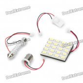 T10 / SV85 / BA9S 10W 12000K 800-Lumen 20-5630 SMD LED White Light Car Indoor Lamp (DC 12V)