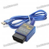 ELM327 USB Vehicle OBD Scan Tool - Blue