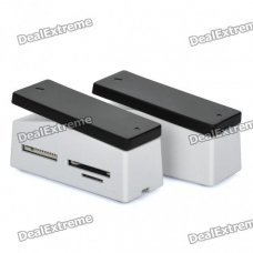 Multifunction Stapler Style Card Reader + Stand Pad - White + Black Multifunction Stapler Style Card Reader + Stand Pad - White + Black