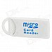 World's Smallest MicroSD TransFlash USB 2.0 Mini Card Reader